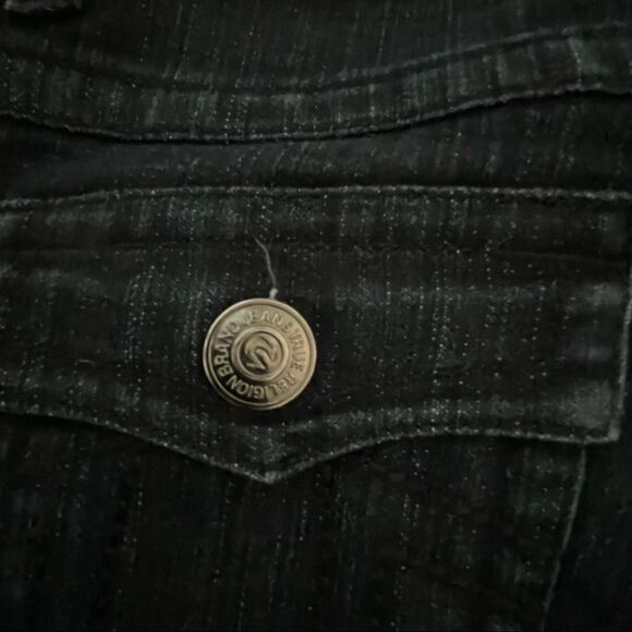 True Religion ~ Black Denim Jeans ~ size 27 - Picture 5 of 12